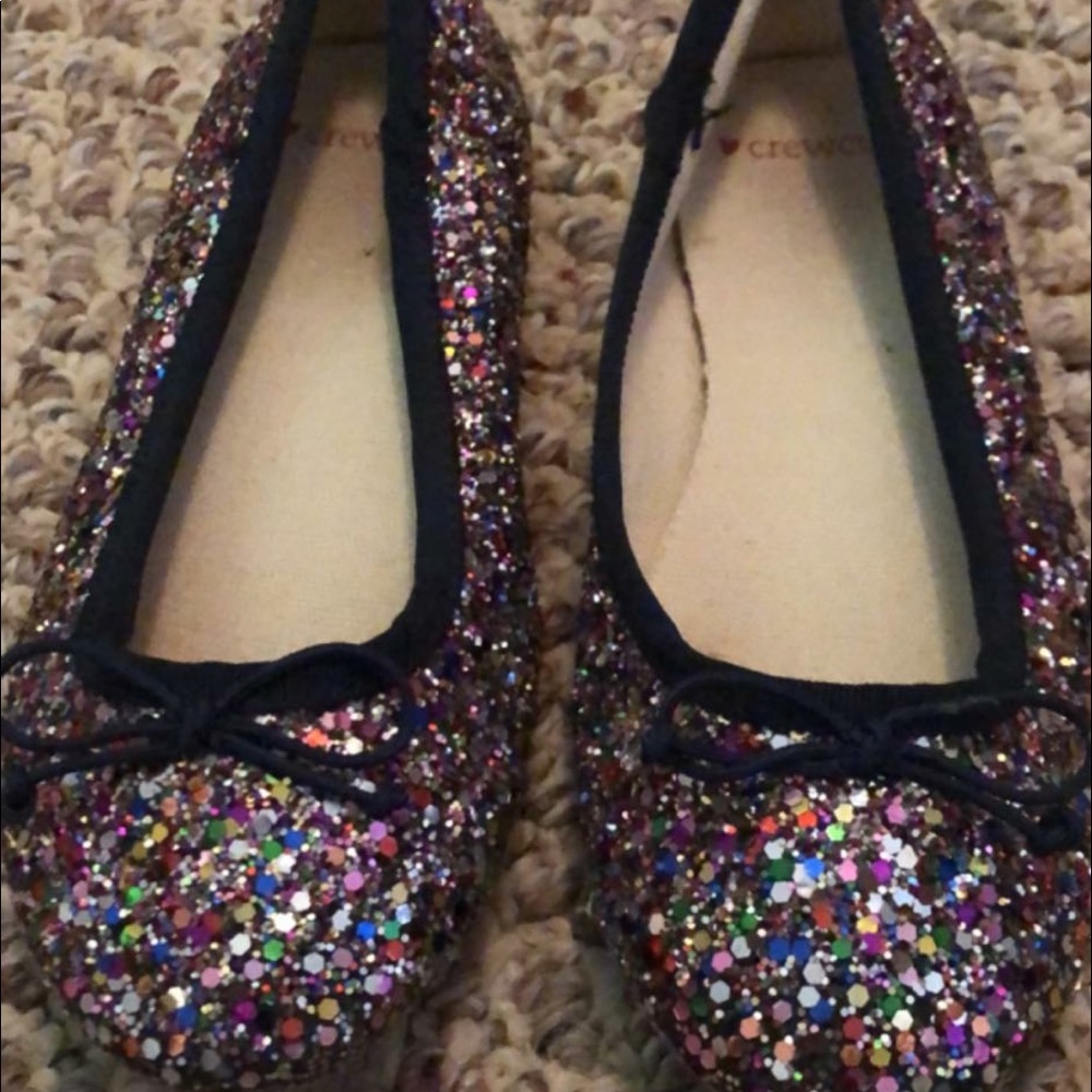 Crewcuts glitter shoes